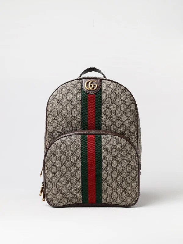 Women Gucci bags with a detachable mobile phone holderGucci Backpack Men Beige Men