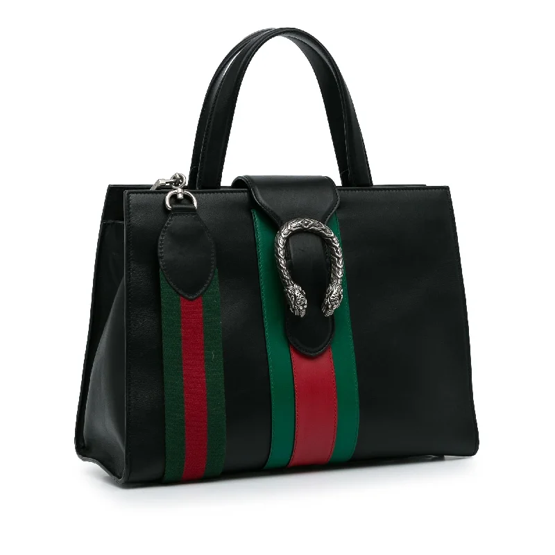 Ladies Gucci shoulder bags with a single - handle designGucci Dionysus Web Satchel (rcEqfT)