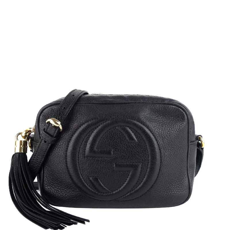 Ladies Gucci shoulder bags with a single - handle designSoho Disco Calfskin Leather Crossbody Bag