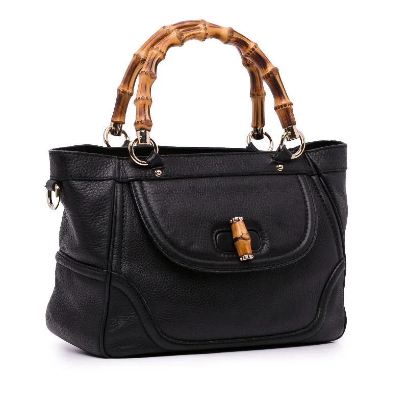 Women Gucci Sylvie bags with a leather - wrapped handleGucci Bamboo Tassel Tote Bag 7lSzMQ)