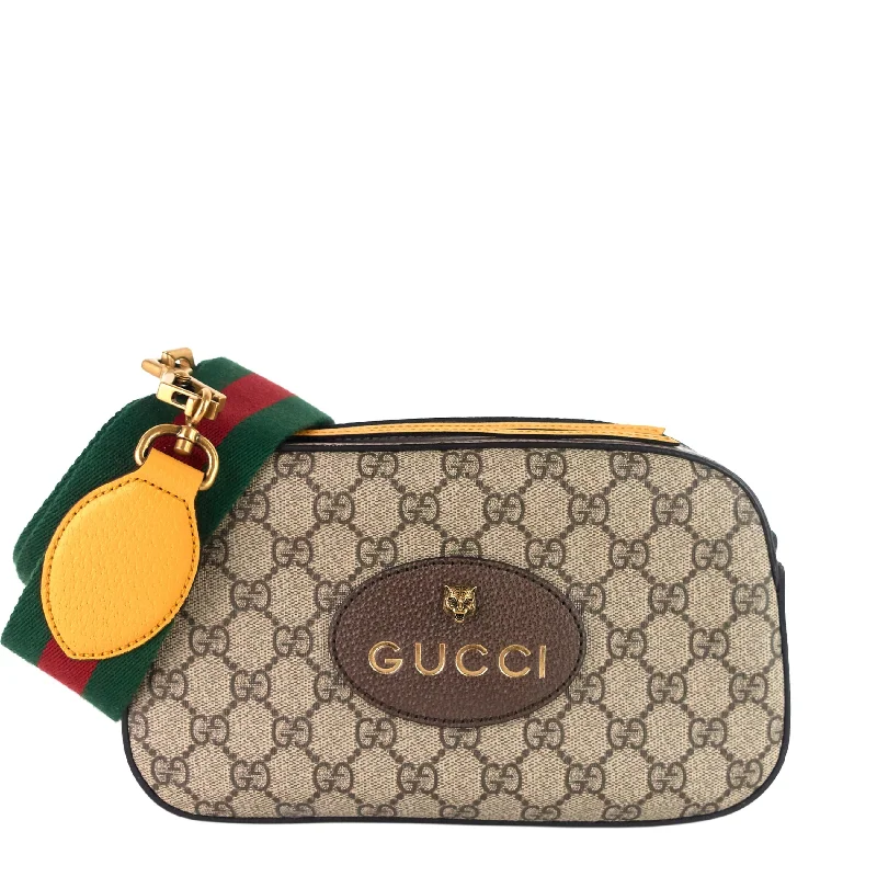 Gucci tote bags for women with a double - handle designNeo Vintage GG Supreme Canvas Mini Bag