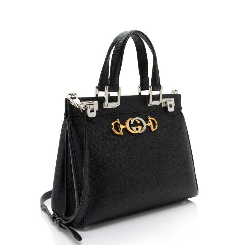 Women Gucci bags with a magnetic snap closure for easy accessGucci Calfskin Zumi Small Tote (okbitp)