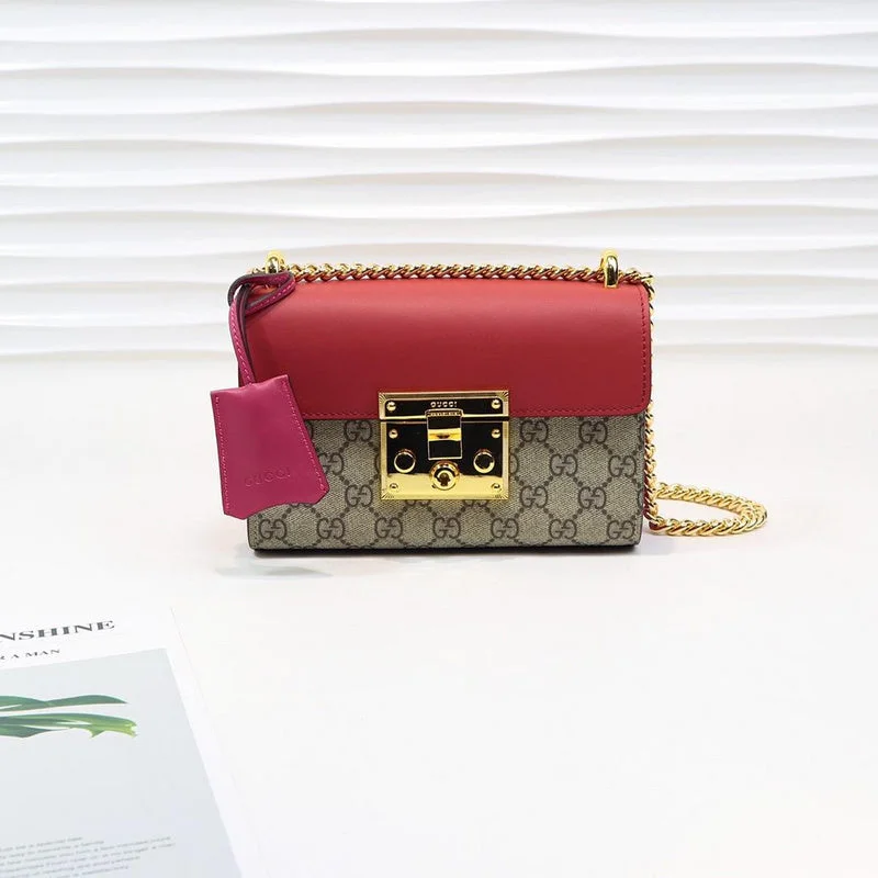 Women Gucci Sylvie bags with a crystal - embellished web stripeBC - GUCCI BAG - 1003