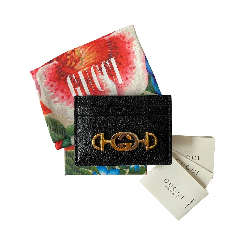 Gucci crossbody bags for women with adjustable leather strapsGucci Zumi Signature Card Holder