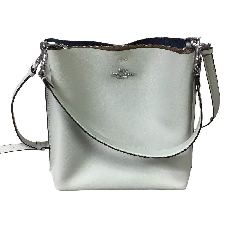 Coach Borough bags with a structured silhouette and a magnetic - snap closureCrossbody Designer Coach, Size Medium