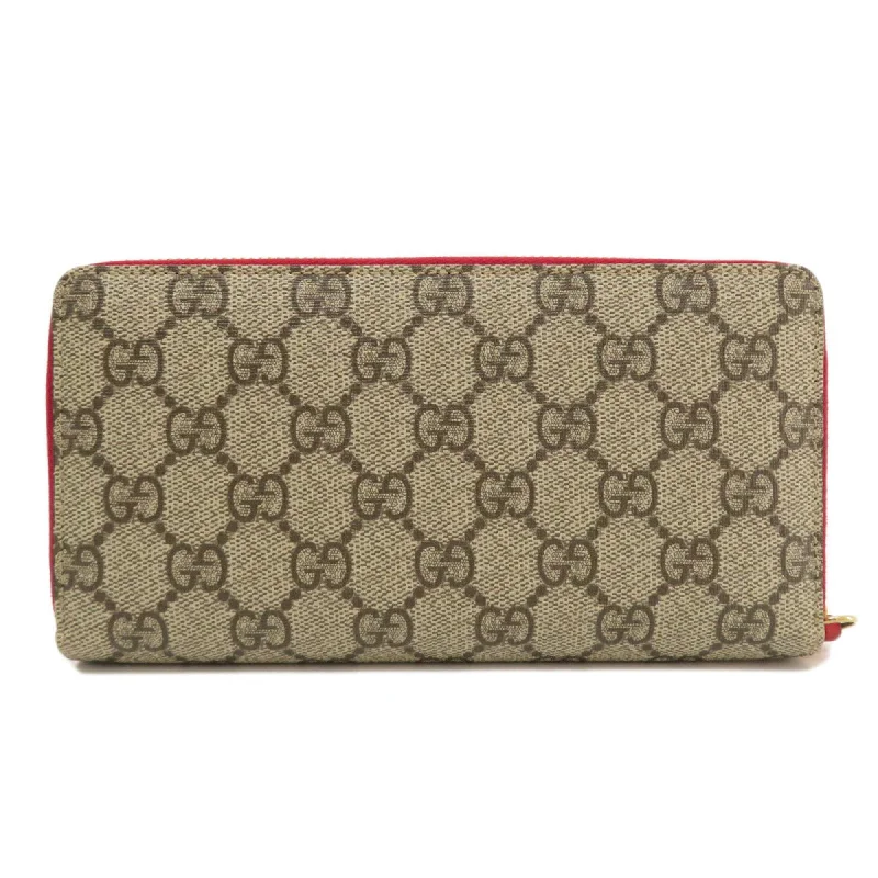 Gucci Marmont bags for women with quilted leather exteriorsGucci 506279 GG Supreme Long Wallet PVC Women's