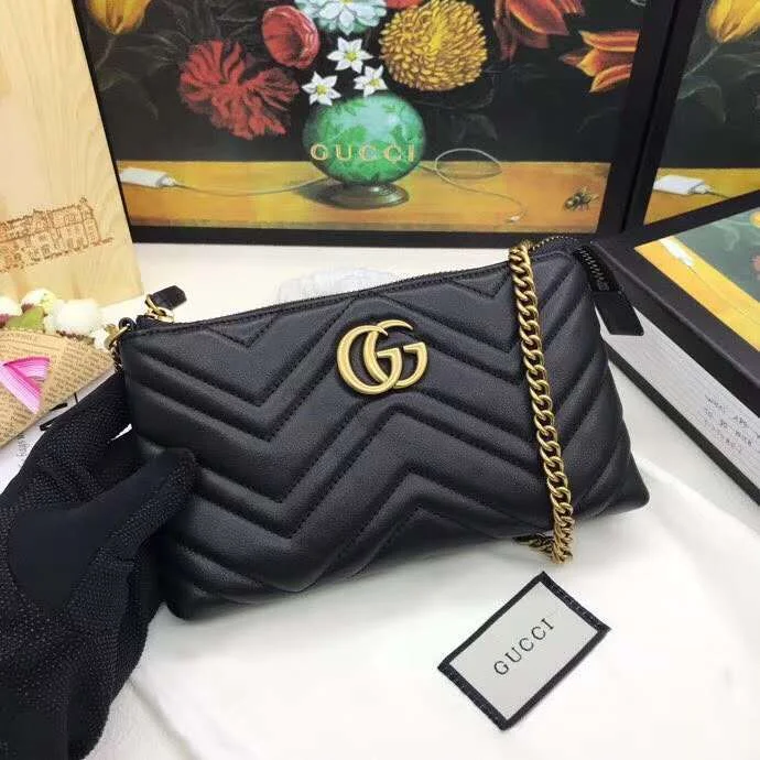 Ladies Gucci shoulder bags with a wide - width strapGucci Bags