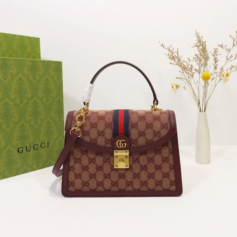 Women Gucci Sylvie bags with a monogram - embossed leatherBC - GUCCI BAG - 055