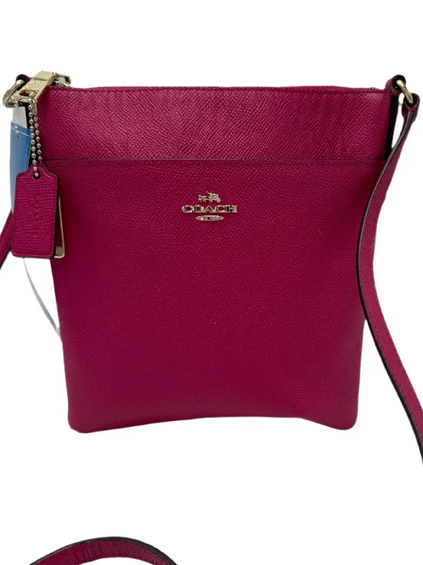 Coach Dempsey bags with a large capacity and a drawstring closureLeather Crossbody Designer By Coach