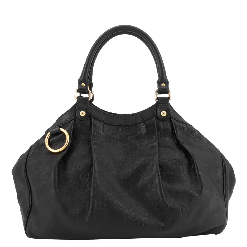 Gucci Marmont bags for women with a contrast - colored interiorSukey Guccissima Leather Tote Bag