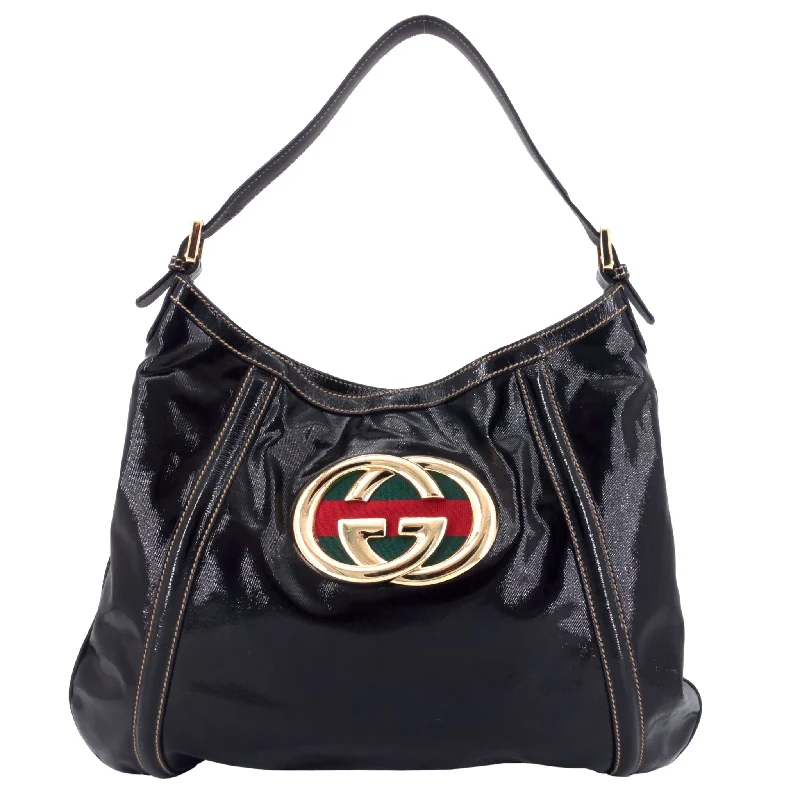 Small - sized Women Gucci shoulder bags for evening outingsBritt Dialux Medium Twill Bag