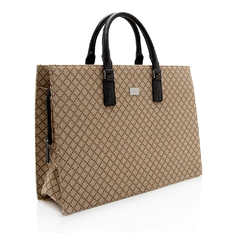 Ladies Gucci Dionysus bags with a detachable shoulder strapGucci Diamante Canvas Tote (15190)