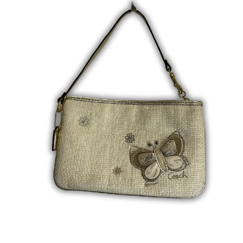 Coach Borough bags with a structured silhouette and a magnetic - snap closureWristlet By Coach, Size: Medium