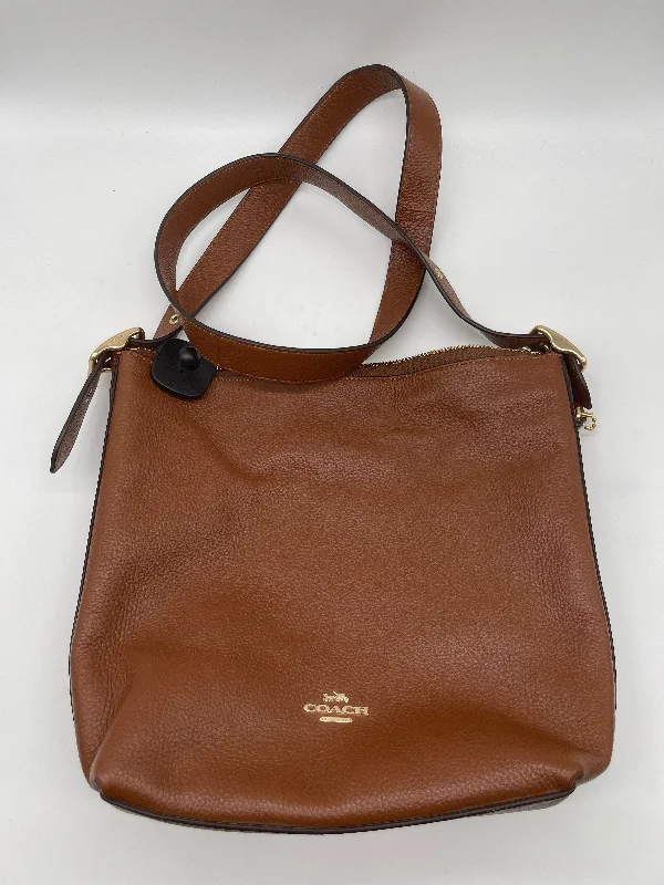 Ladies Coach Tabby bags with a textured leather surface for a more tactile lookHandbag Designer By Coach, Size: Large