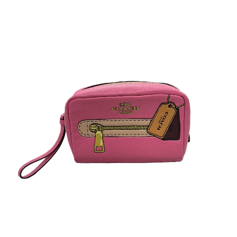 Coach bags with a back - zip pocket for storing valuables securelyWristlet Designer By Coach, Size: Medium