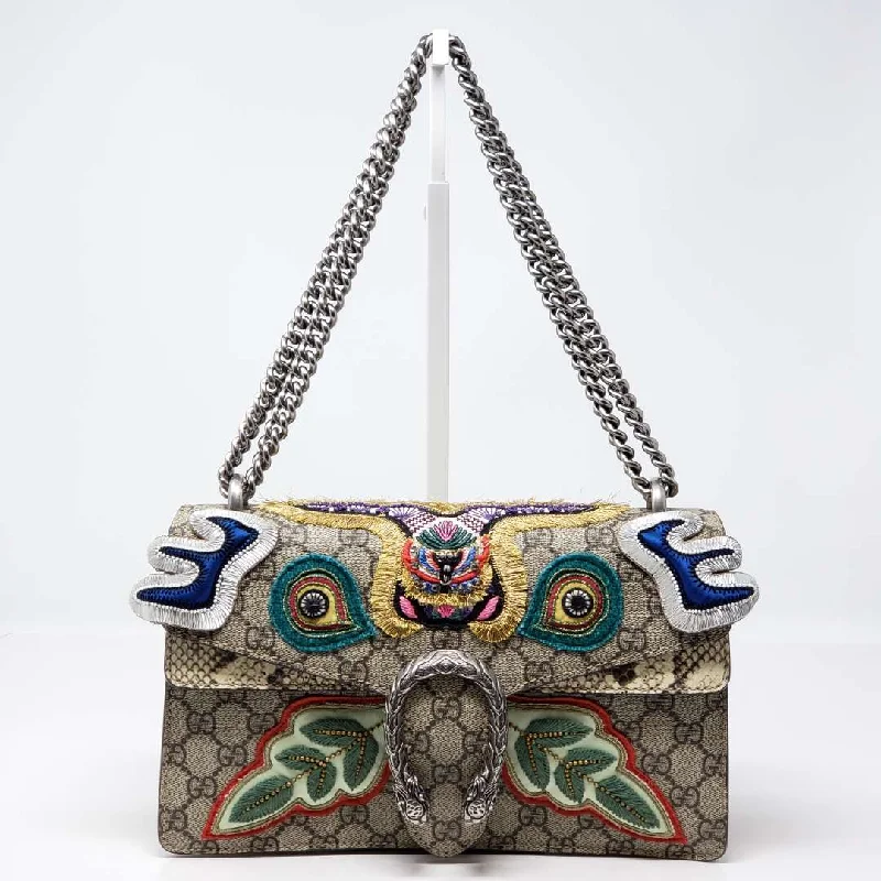 Gucci Marmont bags for women with a contrast - colored interiorGucci Small Dionysus Snakeskin Limited Edition New