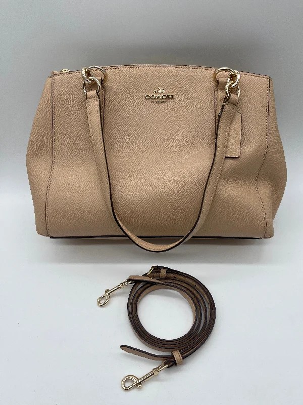 Coach bags with a detachable mobile phone holder for on - the - go useHandbag Designer By Coach, Size: Medium