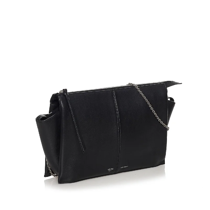 Celine Trifold Leather Crossbody Bag (SHG-31157)