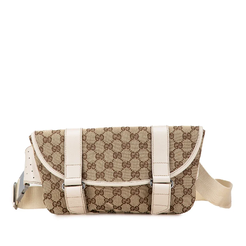 Brown Gucci GG Canvas Belt Bag