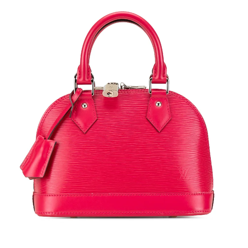 Pink Louis Vuitton Epi Alma BB Satchel