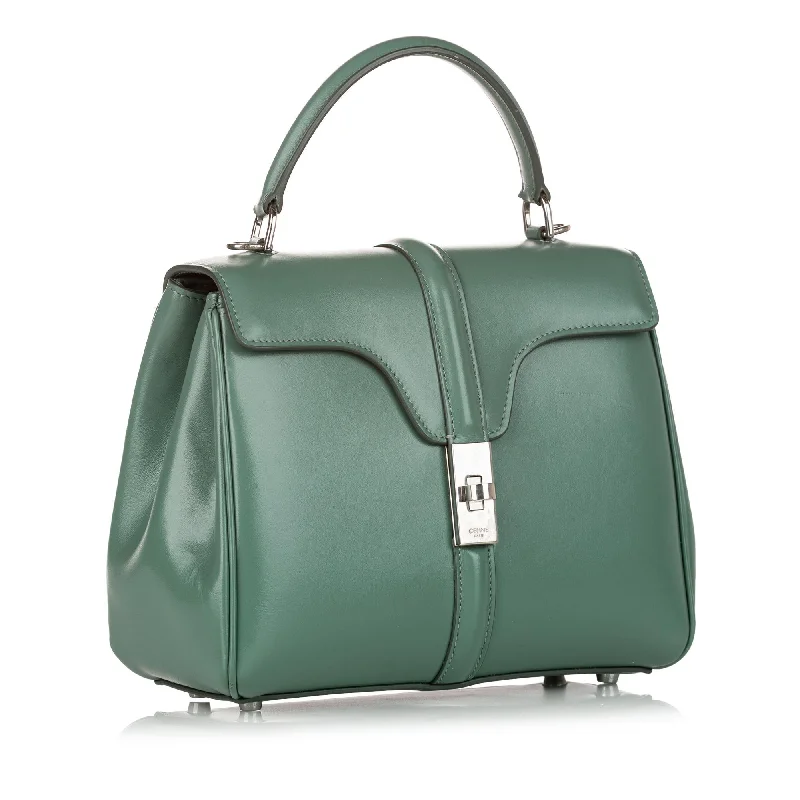 Celine 16 Leather Satchel (SHG-30823)