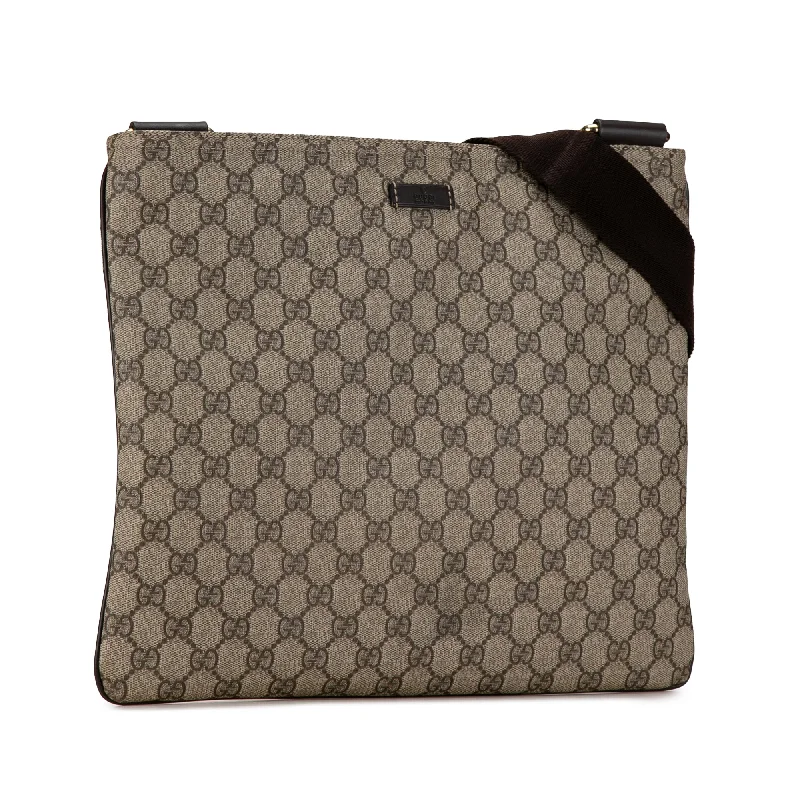 Brown Gucci GG Supreme Crossbody