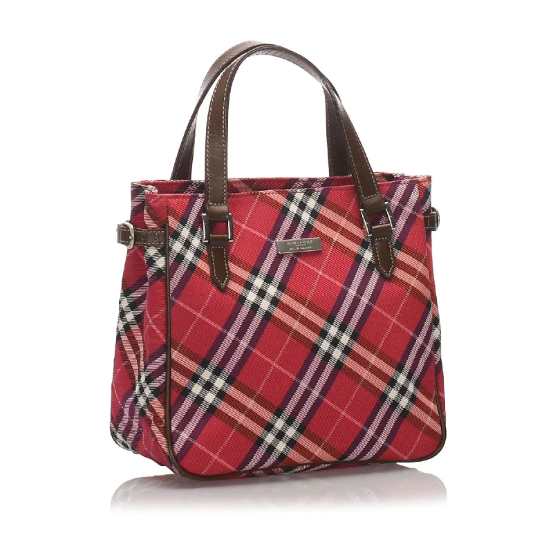 Breathable Burberry Gym Bags for WorkoutsBurberry Red Wool Fabric Nova Check Handbag United Kingdom