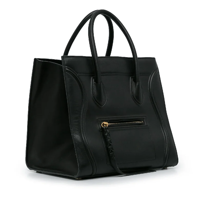 Black Celine Phantom Luggage Tote