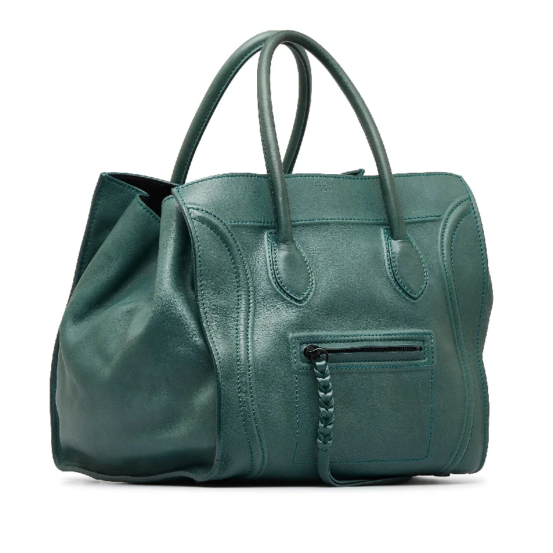 Green Celine Phantom Luggage Tote