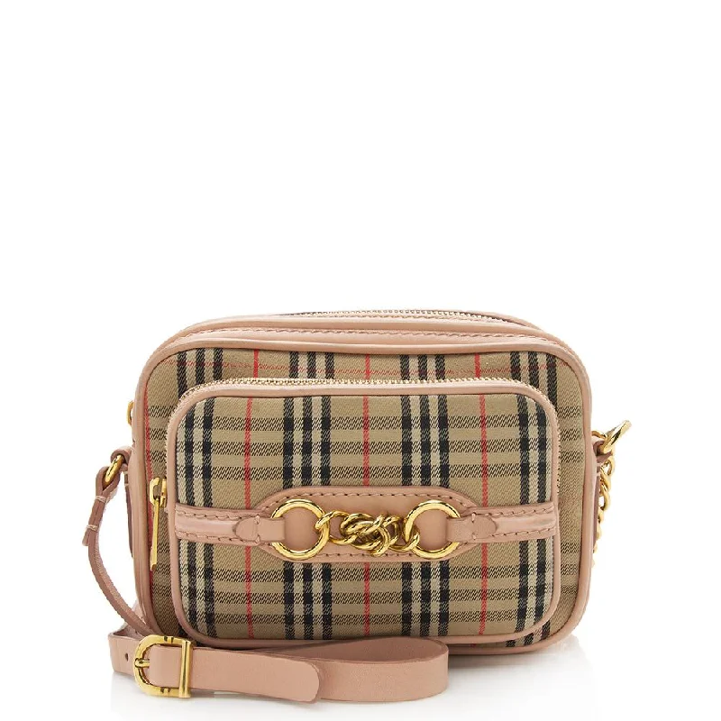 Seasonal Print Burberry Bags for Summer 2025Burberry Vintage Check Link Camera Bag (SHF-12348)