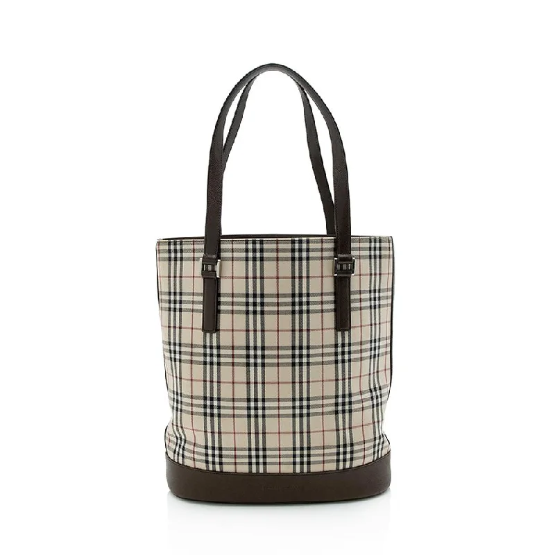 Child - Sized Burberry Bags for Little FashionistasBurberry Vintage Nova Check Shopping Tote (SHF-11691)