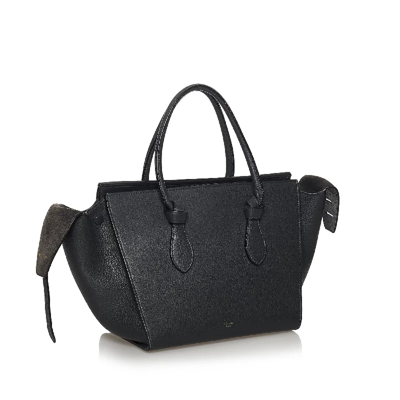 Celine Tie Tote Leather Handbag (SHG-31089)