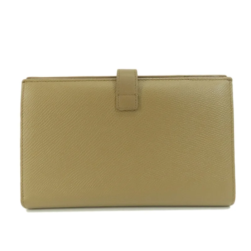 Celine Long Wallet Leather Ladies