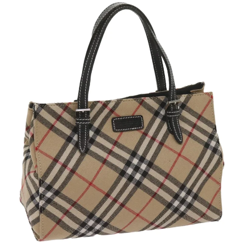 Child - Sized Burberry Bags for Little FashionistasBURBERRY Nova Check Blue Label Hand Bag Canvas Beige Auth ep3616