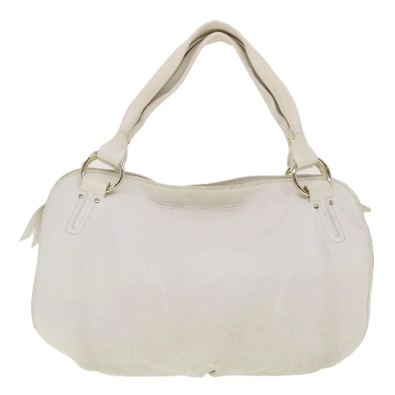 Celine Shoulder Bag Leather White PP-SA-1027  th3524