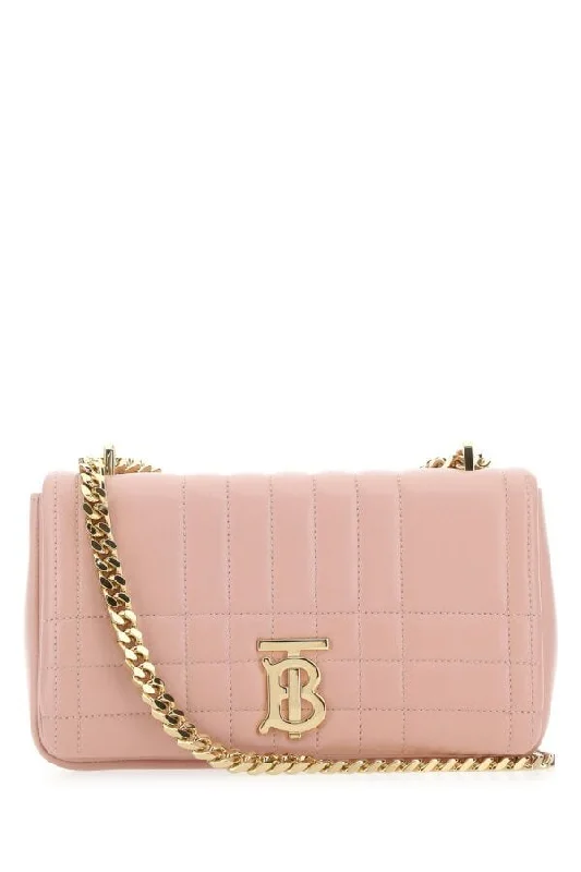 Seasonal Print Burberry Bags for Summer 2025Burberry Woman Pink Nappa Leather Small Lola Shoulder Bag