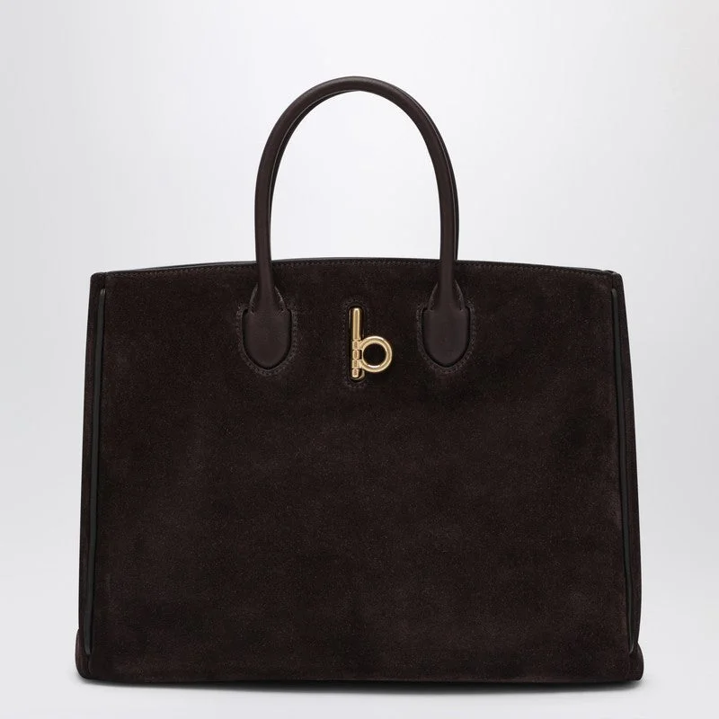 Child - Sized Burberry Bags for Little FashionistasBurberry Rocking Horse Medium Brown Suede Tote Women