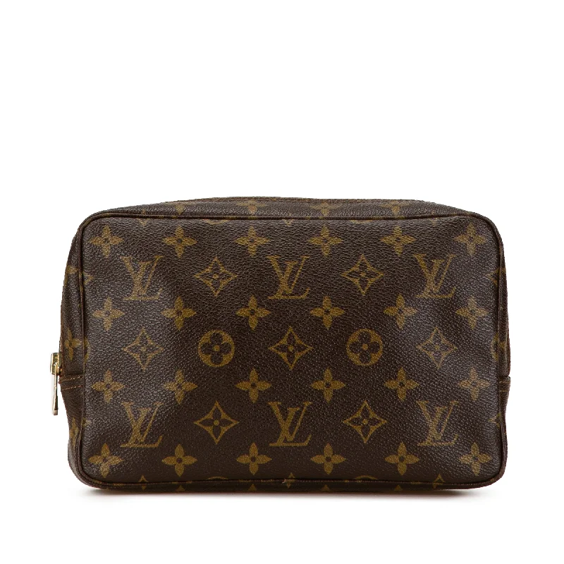 Brown Louis Vuitton Monogram Trousse Toilette 23 Clutch Bag