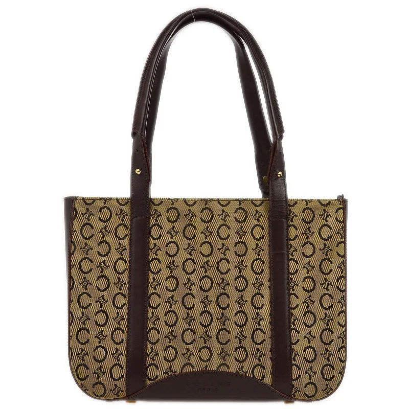 Celine Brown C Macadam Tote Handbag