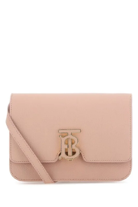 Versatile Burberry Convertible Bags for Multiple StylesBurberry Woman Pink Leather Small Tb Crossbody Bag