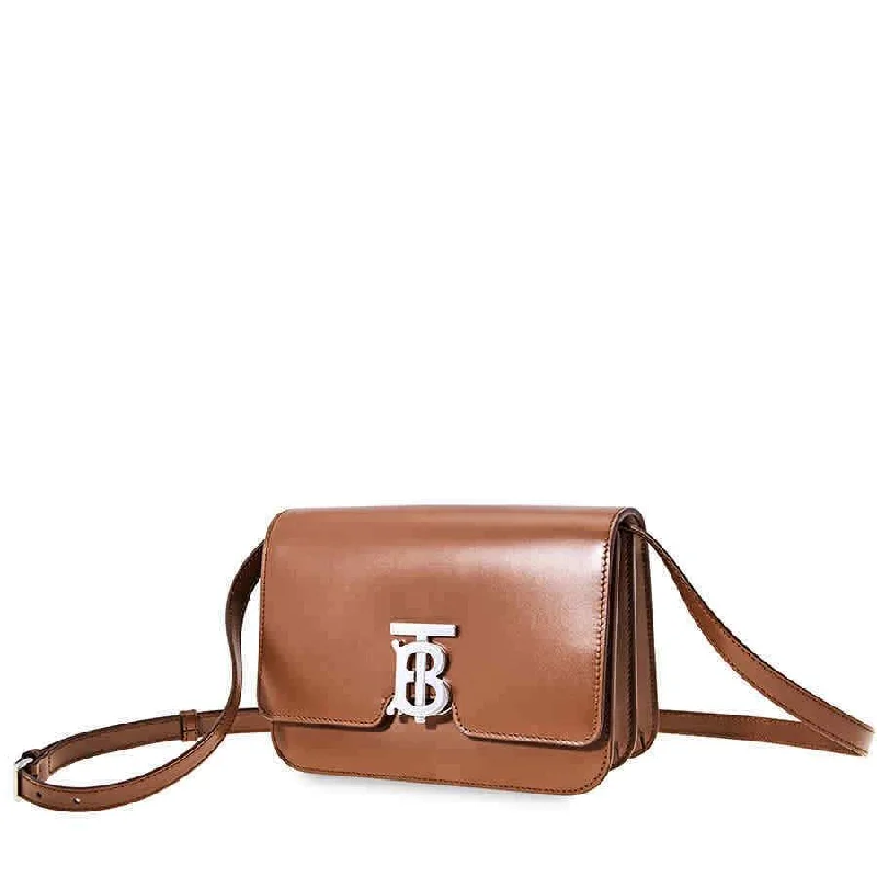 Seasonal Print Burberry Bags for Summer 2025Burberry Small Leather TB Bag- Malt Brown 8010331