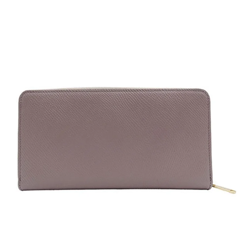 Celine wallet ladies' long leather large zip multifunction graige round