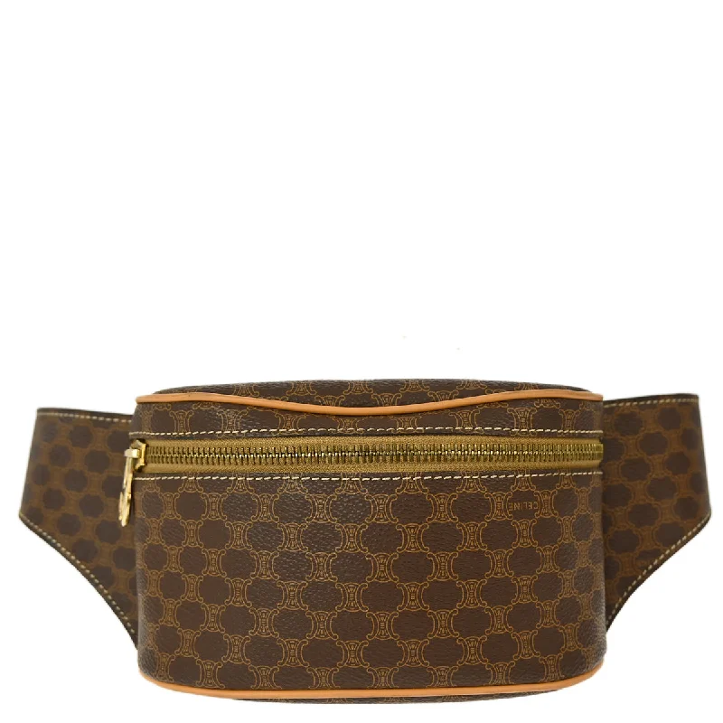 Celine Brown Macadam Belt Bum Bag