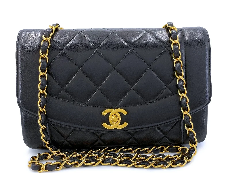 Chanel Black Handbag for Business MeetingsPristine Chanel Vintage 1994 Small Black Diana Flap Bag 24k GHW