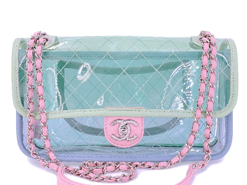 Chanel Small Crossbody Bag for TravelChanel 18S Coco Splash Pastel Rainbow Medium Flap Bag