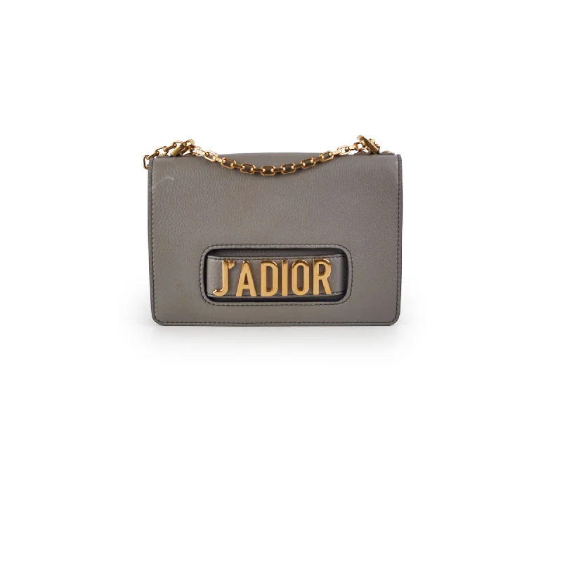 Stylish Christian Dior shoulder bags with a tassel - adorned zipperDior J'adior Flap Grey