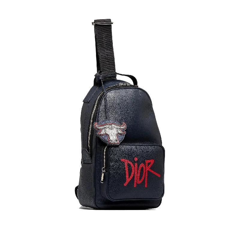 Christian Dior bags with a side - pocket for holding a water bottleDior x Shawn Stussy Year of the Ox Sling (SHG-nLJr34)