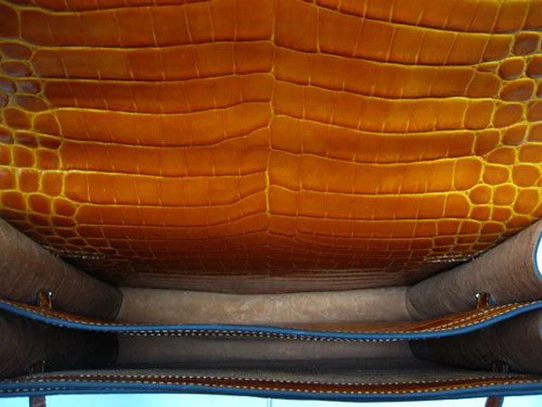 Trendy Hermes Bolide Bags in Metallic FinishesHermes Briefcases H1053 Unisex Briefcase Orange Handbag