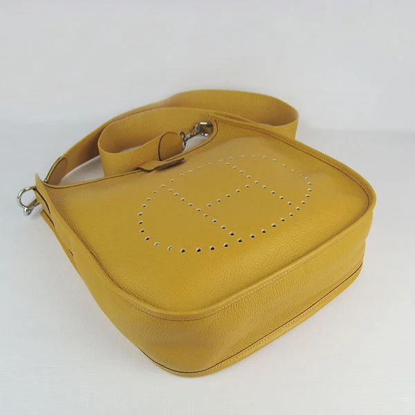 Elegant Hermes Clutch - Style Bags for Formal GalasHermes Evelyne I handbag H6309 yellow silver