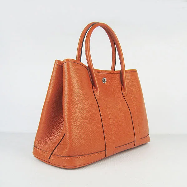 Color - Blocked Hermes Bags for a Bold Fashion StatementHermes garden party handbag H2805 orange